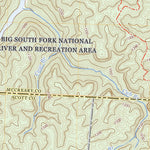 United States Geological Survey Oneida North, TN (2022, 24000-Scale) digital map
