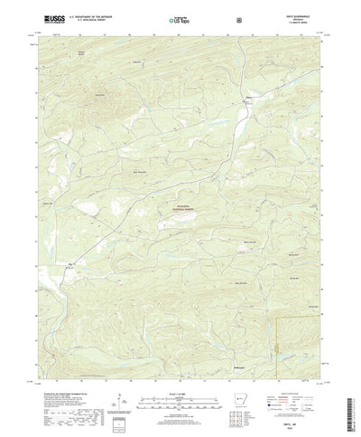 United States Geological Survey Onyx, AR (2020, 24000-Scale) digital map