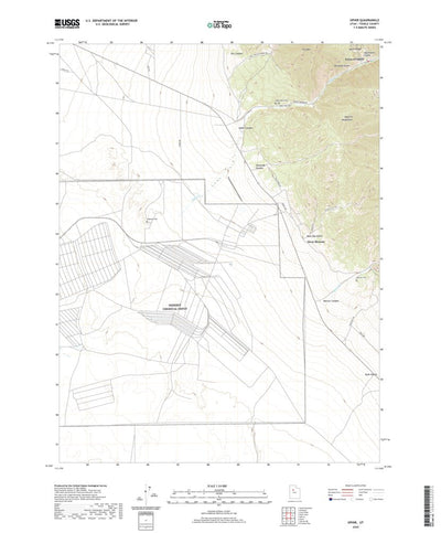 United States Geological Survey Ophir, UT (2020, 24000-Scale) digital map