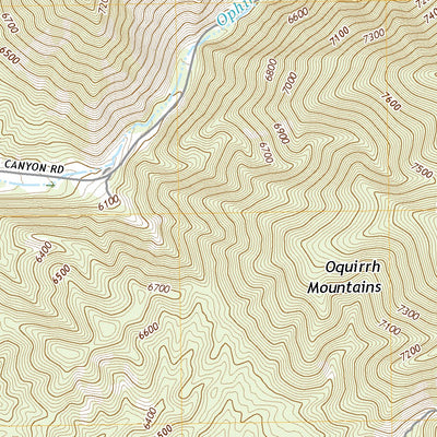 United States Geological Survey Ophir, UT (2020, 24000-Scale) digital map
