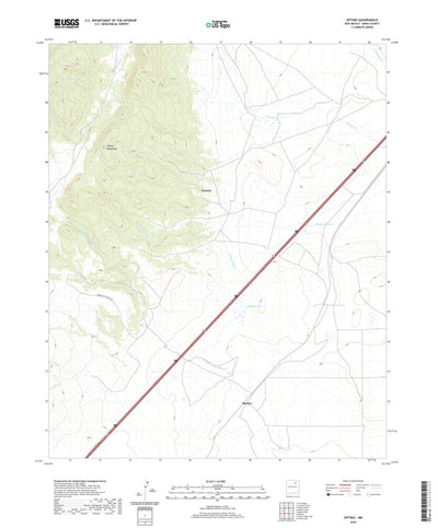 United States Geological Survey Optimo, NM (2020, 24000-Scale) digital map