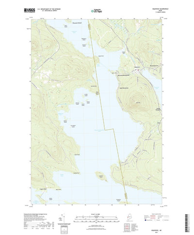 United States Geological Survey Oquossoc, ME (2021, 24000-Scale) digital map