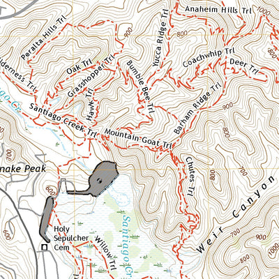 United States Geological Survey Orange, CA (2022, 24000-Scale) digital map