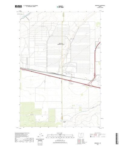 United States Geological Survey Ordnance, OR (2020, 24000-Scale) digital map