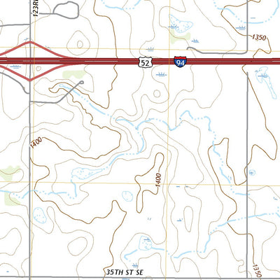 United States Geological Survey Oriska, ND (2020, 24000-Scale) digital map