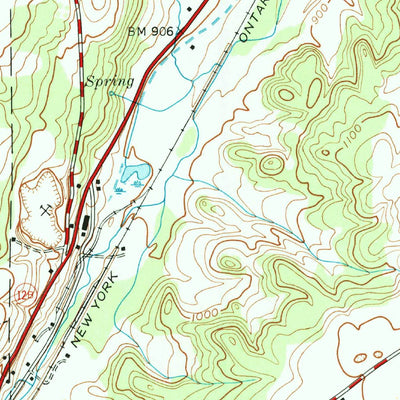 United States Geological Survey Oriskany Falls, NY (1943, 24000-Scale) digital map