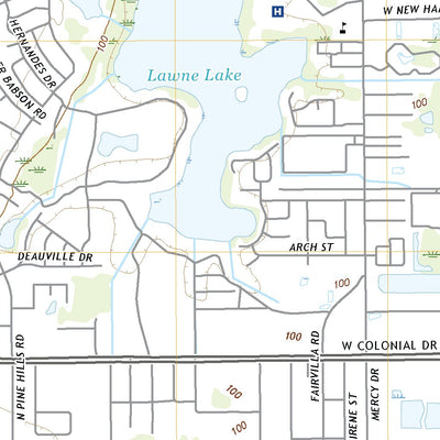 United States Geological Survey Orlando West, FL (2021, 24000-Scale) digital map