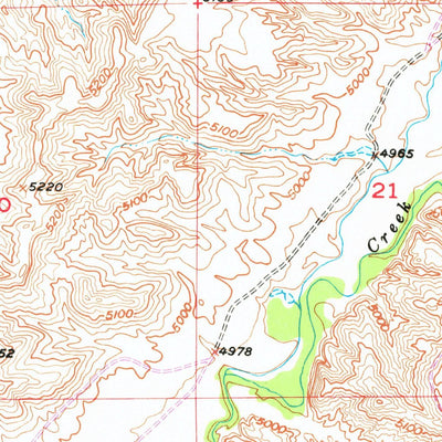 United States Geological Survey Orpha, WY (1949, 24000-Scale) digital map