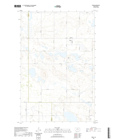 United States Geological Survey Orrin, ND (2020, 24000-Scale) digital map