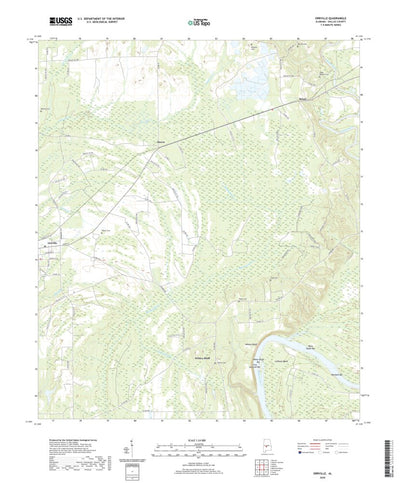 United States Geological Survey Orrville, AL (2020, 24000-Scale) digital map