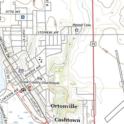 United States Geological Survey Ortonville, MN (2022, 24000-Scale) digital map