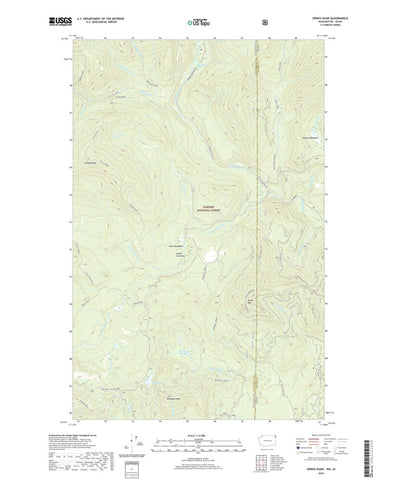 United States Geological Survey Orwig Hump, WA (2020, 24000-Scale) digital map