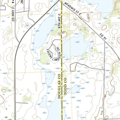 United States Geological Survey Osakis, MN (2022, 24000-Scale) digital map