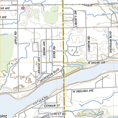 United States Geological Survey Osceola, IN (2022, 24000-Scale) digital map
