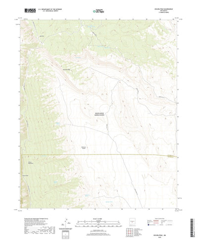 United States Geological Survey Oscura Peak, NM (2020, 24000-Scale) digital map