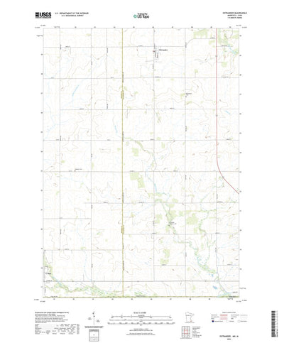 United States Geological Survey Ostrander, MN (2022, 24000-Scale) digital map