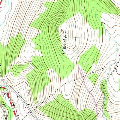 United States Geological Survey Otego, NY (1943, 24000-Scale) digital map