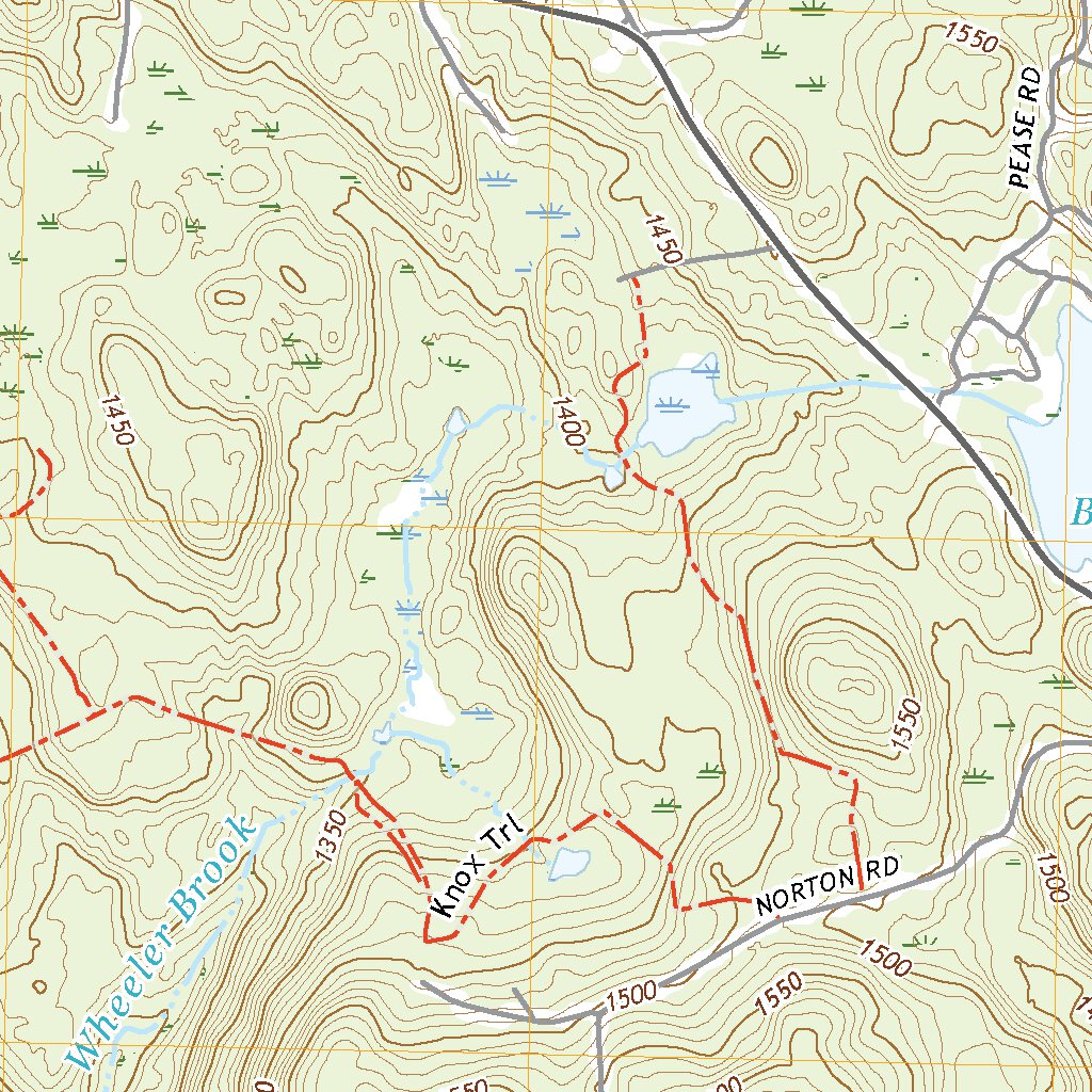 Otis Ridge Map Otis, MA (2021, 24000-Scale) Map by United States Geological Survey ...