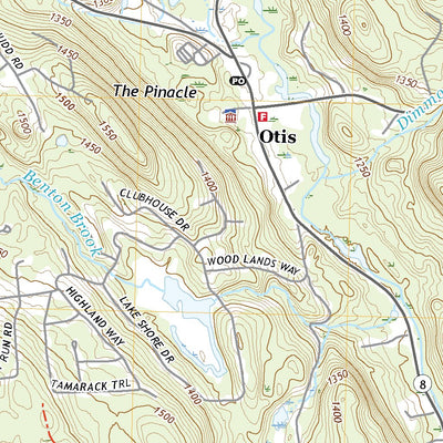 United States Geological Survey Otis, MA (2021, 24000-Scale) digital map