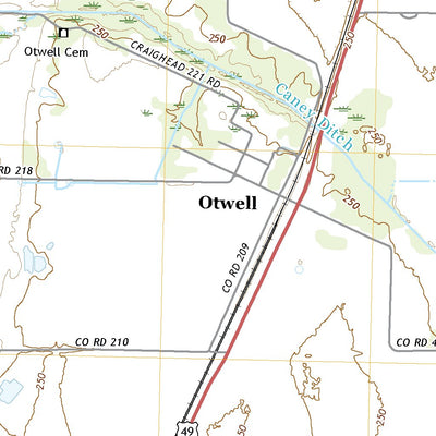 United States Geological Survey Otwell, AR (2020, 24000-Scale) digital map