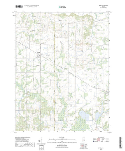 United States Geological Survey Otwell, IN (2022, 24000-Scale) digital map