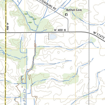 United States Geological Survey Otwell, IN (2022, 24000-Scale) digital map
