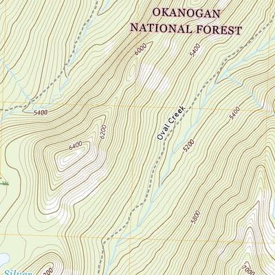United States Geological Survey Oval Peak, WA (2020, 24000-Scale) digital map