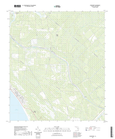 United States Geological Survey Overstreet, FL (2021, 24000-Scale) digital map