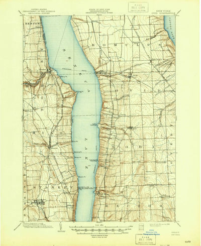 United States Geological Survey Ovid, NY (1902, 62500-Scale) digital map