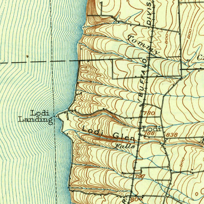 United States Geological Survey Ovid, NY (1902, 62500-Scale) digital map