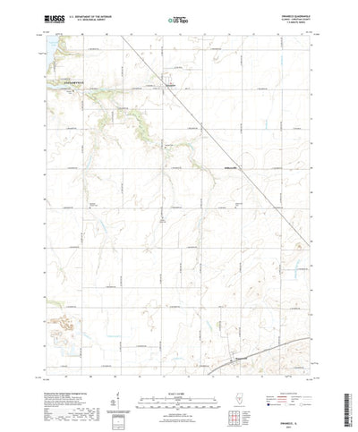 United States Geological Survey Owaneco, IL (2021, 24000-Scale) digital map