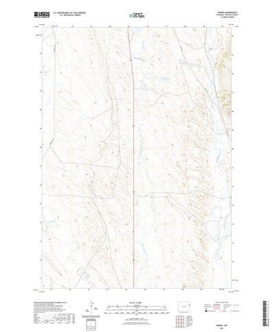United States Geological Survey Owens, WY (2021, 24000-Scale) digital map
