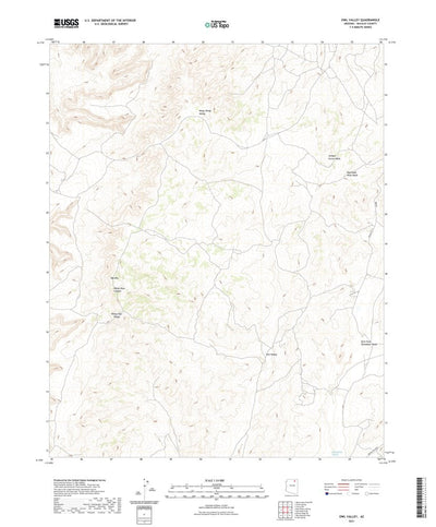 United States Geological Survey Owl Valley, AZ (2021, 24000-Scale) digital map