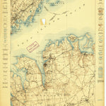 United States Geological Survey Oyster Bay, NY-CT (1898, 62500-Scale) digital map