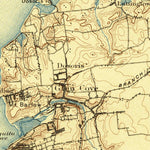 United States Geological Survey Oyster Bay, NY-CT (1898, 62500-Scale) digital map