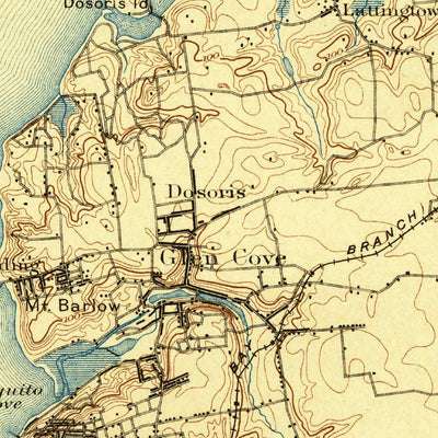 United States Geological Survey Oyster Bay, NY-CT (1898, 62500-Scale) digital map