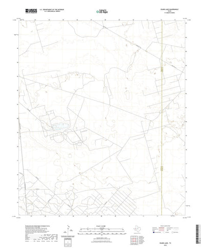 United States Geological Survey Ozark Lake, TX (2022, 24000-Scale) digital map