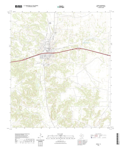 United States Geological Survey Ozona, TX (2022, 24000-Scale) digital map