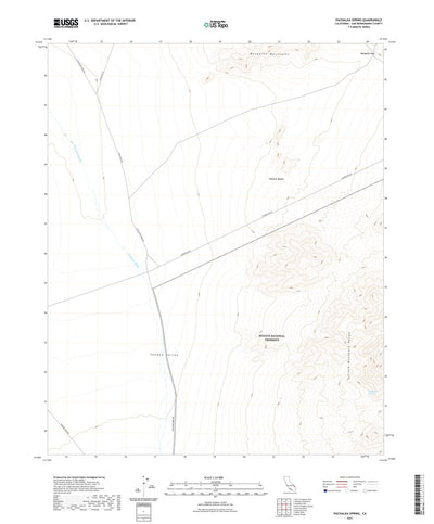 United States Geological Survey Pachalka Spring, CA (2021, 24000-Scale) digital map