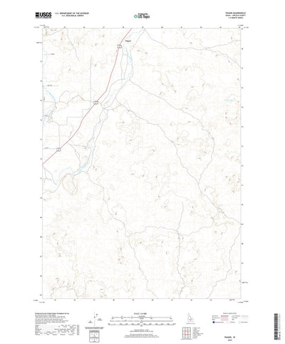 United States Geological Survey Pagari, ID (2020, 24000-Scale) digital map
