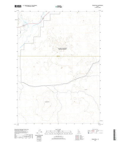 United States Geological Survey Pagari Well, ID (2020, 24000-Scale) digital map
