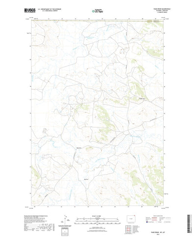 United States Geological Survey Page Draw, WY (2021, 24000-Scale) digital map