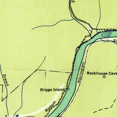 United States Geological Survey Paint Rock, NC-TN (1935, 24000-Scale) digital map