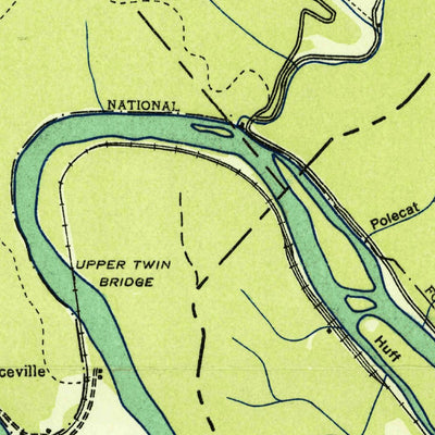 United States Geological Survey Paint Rock, NC-TN (1935, 24000-Scale) digital map