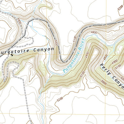 United States Geological Survey Painted Canyon, CO (2022, 24000-Scale) digital map