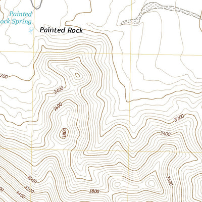 United States Geological Survey Painted Rock Wash, CA (2021, 24000-Scale) digital map