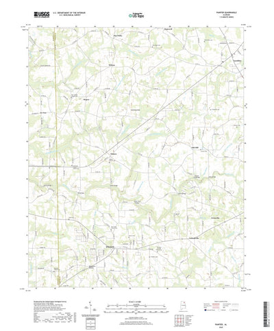 United States Geological Survey Painter, AL (2020, 24000-Scale) digital map