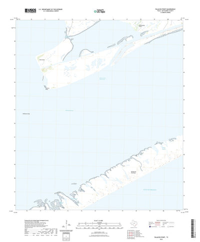 United States Geological Survey Palacios Point, TX (2022, 24000-Scale) digital map