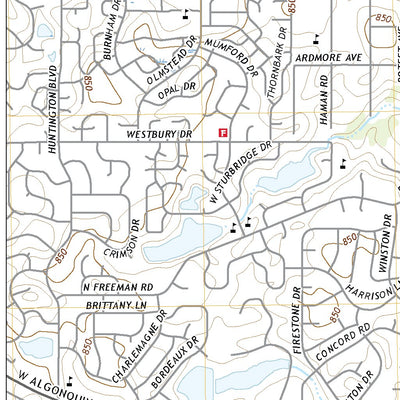 United States Geological Survey Palatine, IL (2021, 24000-Scale) digital map