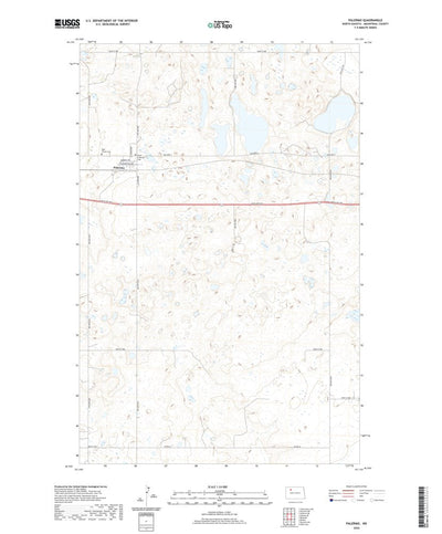 United States Geological Survey Palermo, ND (2020, 24000-Scale) digital map